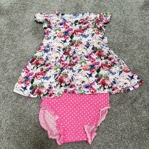 Posh Peanut Butterfly Floral & Polka Dot Bummies